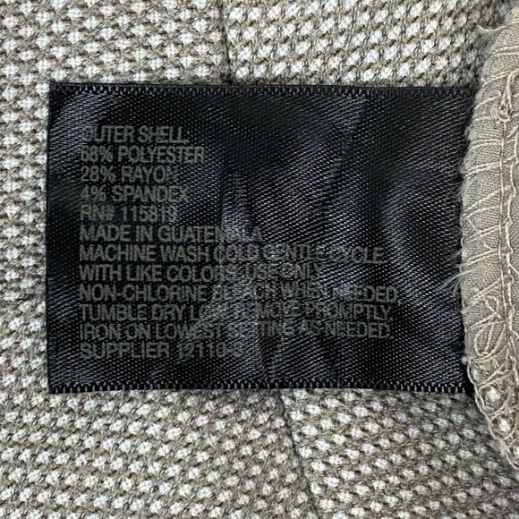 Worthington Petite Curvy Fit Trousers Sz 2P Boot Cut Beige - Picture 8 of 12